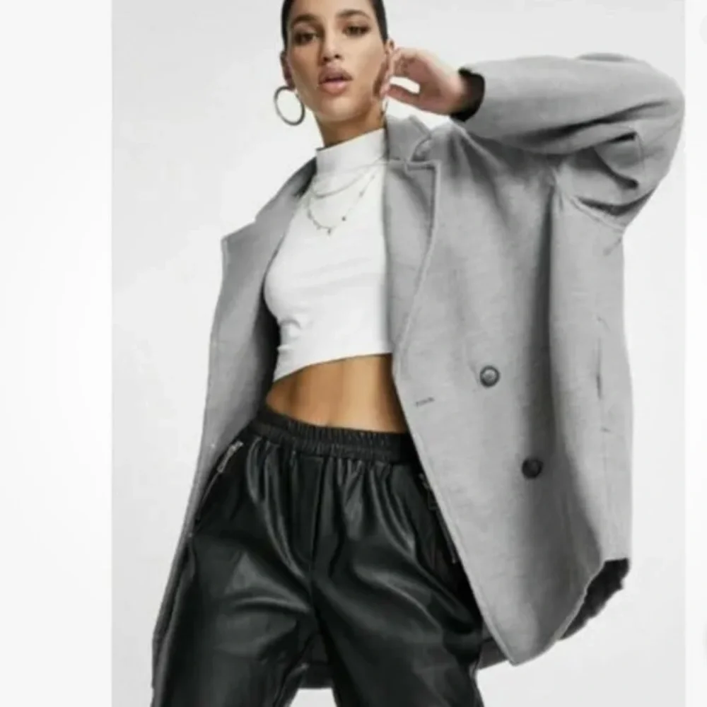 FREE PEOPLE Mari Solid Oversized Blazer Large - Picture 2 of 13